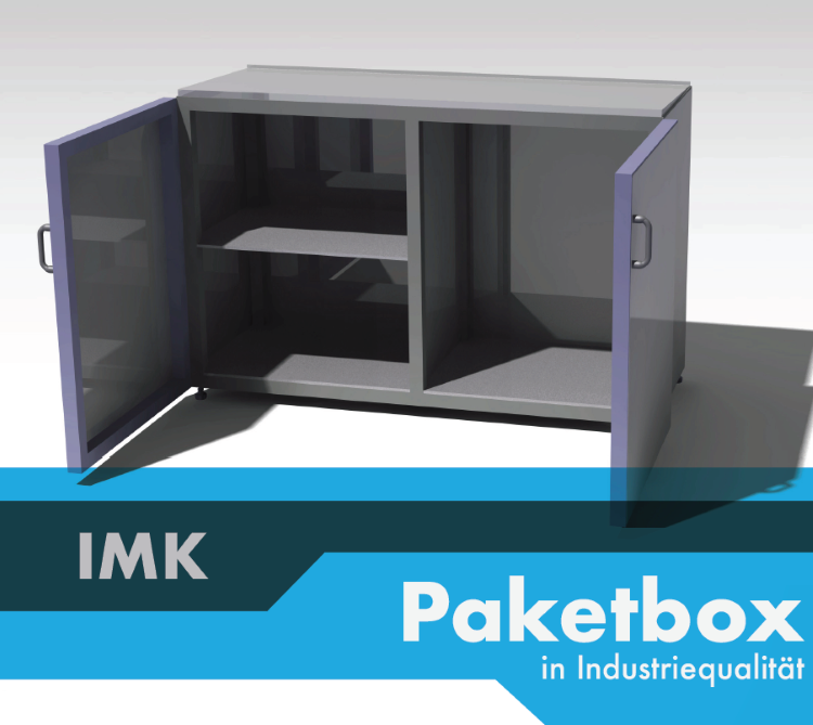 Individualisierbare Paketbox in Industriequalität